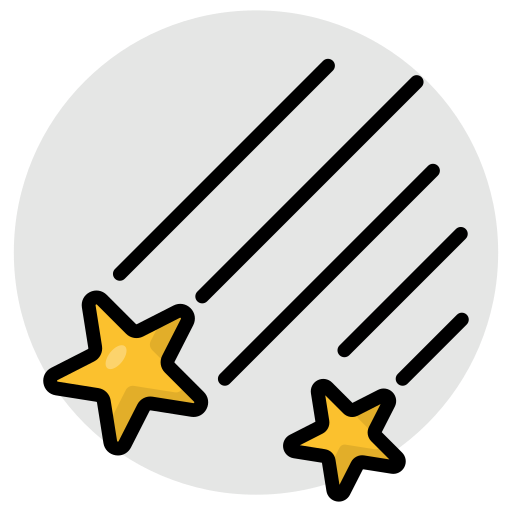 Падающая звезда Generic Circular иконка