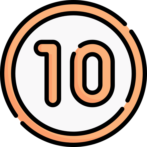10 Special Lineal color icon