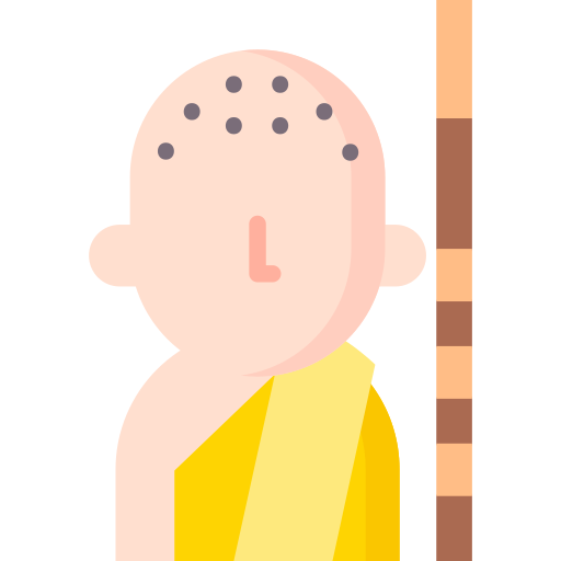 budista Special Flat Ícone