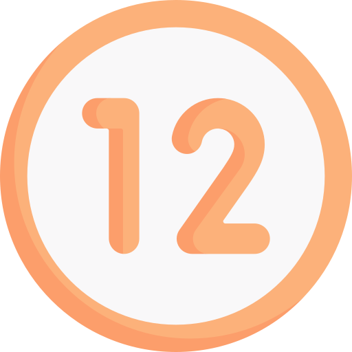 12 Special Flat icono