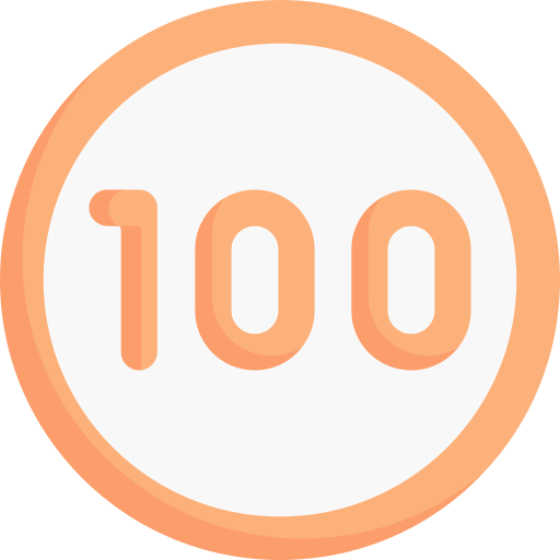 100 Special Flat icon