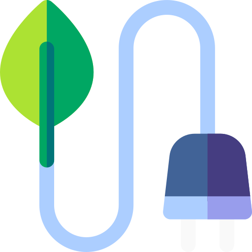 energía renovable Basic Rounded Flat icono