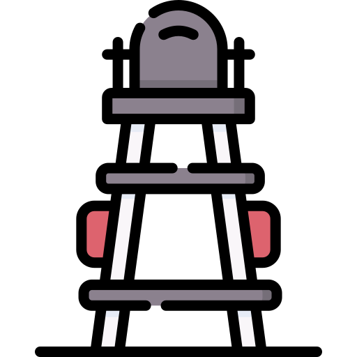 silla de salvavidas Special Lineal color icono