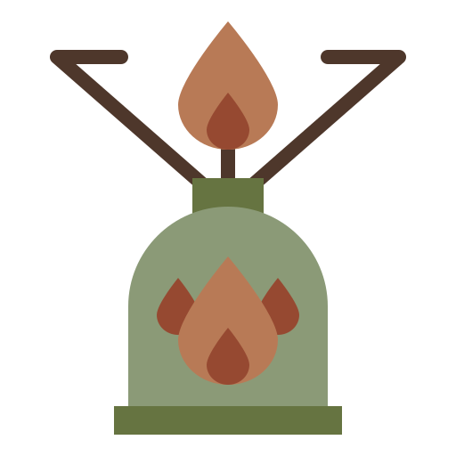 campinggas Generic Flat icoon