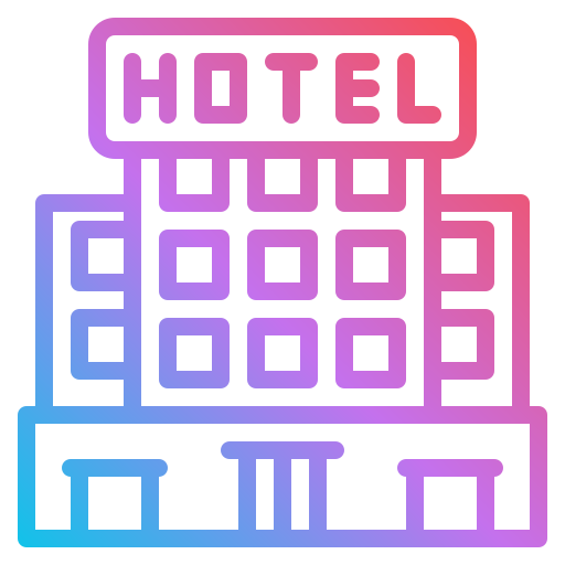 ホテル Generic Gradient icon