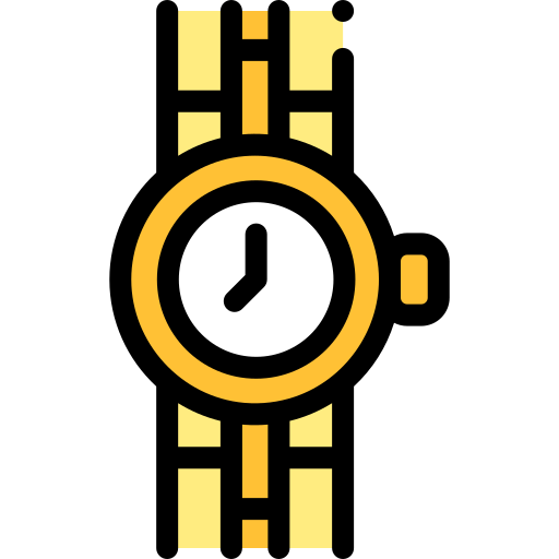 Наручные часы Detailed Rounded Lineal color иконка