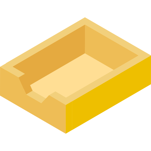 boîte de réception Isometric Flat Icône