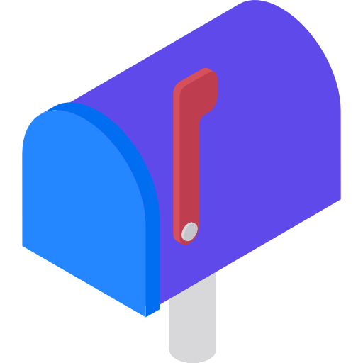 briefkasten Isometric Flat icon