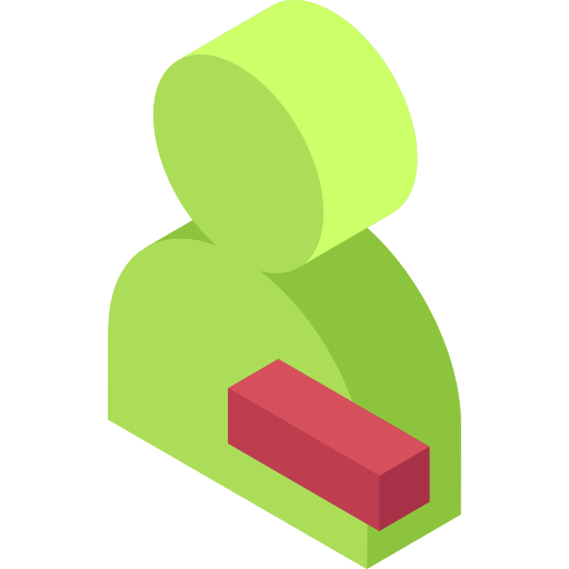 User Isometric Flat icon