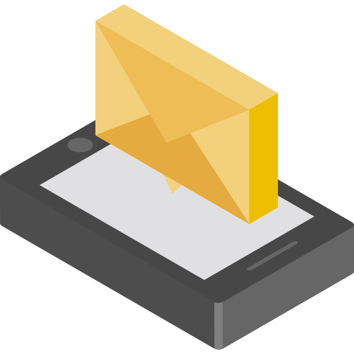 o email Isometric Flat Ícone