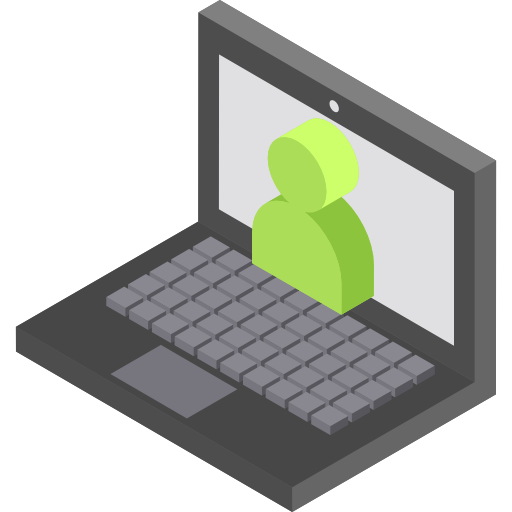 laptop Isometric Flat icon