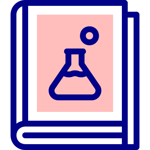 화학 Detailed Mixed Lineal color icon