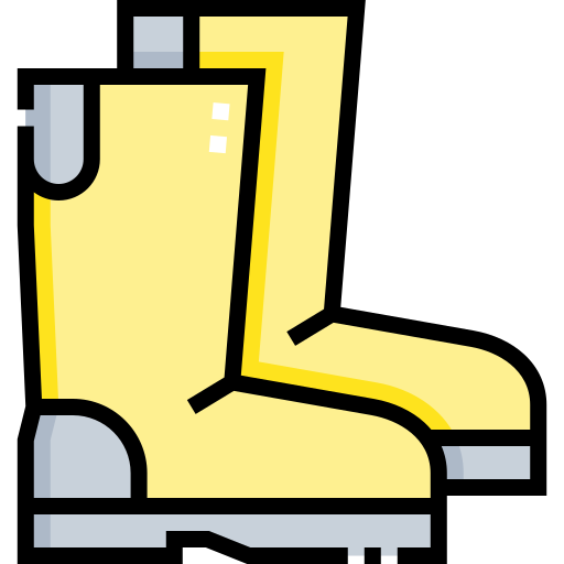 ブーツ Detailed Straight Lineal color icon