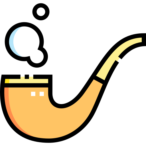fumando Detailed Straight Lineal color icono