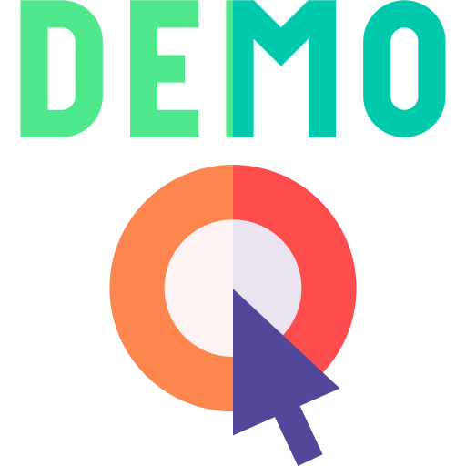 demo Basic Straight Flat icoon
