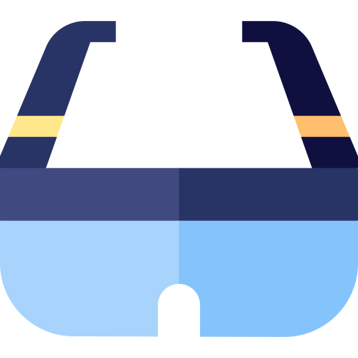 gafas Basic Straight Flat icono