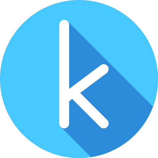 文字k Generic Circular icon