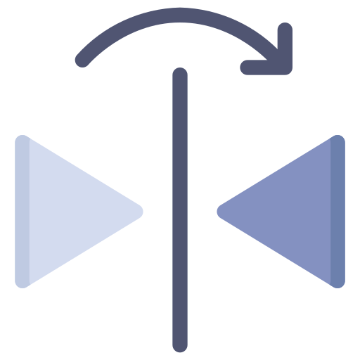 horizontaler flip Generic Flat icon