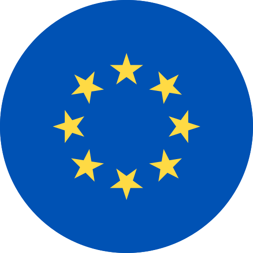 europeese unie Others Flat circular icoon