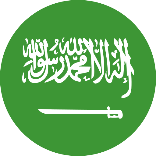 arabia saudita Others Flat circular icona