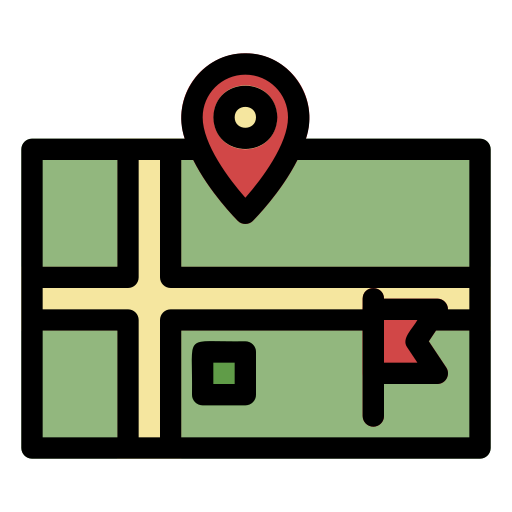 mapas y ubicación Generic Outline Color icono