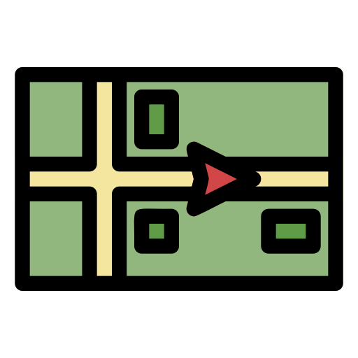 gpsナビゲーション Generic Outline Color icon