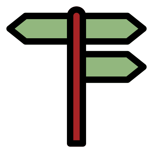 дорожный знак Generic Outline Color иконка