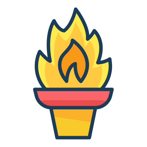 Torch Generic Thin Outline Color icon