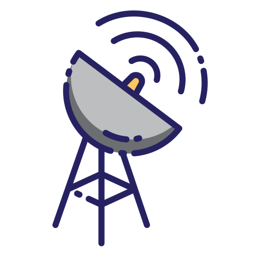 antena satelitarna Generic Color Omission ikona