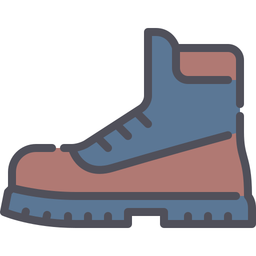 scarpe da stivale Generic Outline Color icona