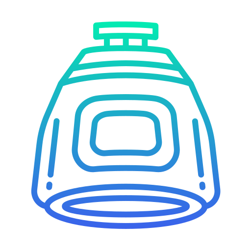 Space capsule Generic Gradient icon