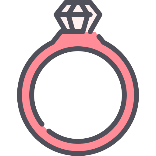 anel de diamante Generic Outline Color Ícone