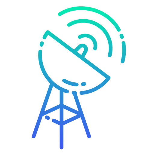 antena parabólica Generic Gradient icono