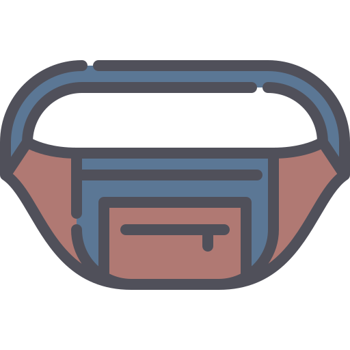 bauchtasche Generic Outline Color icon