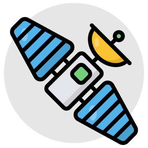 우주 위성 Generic Circular icon