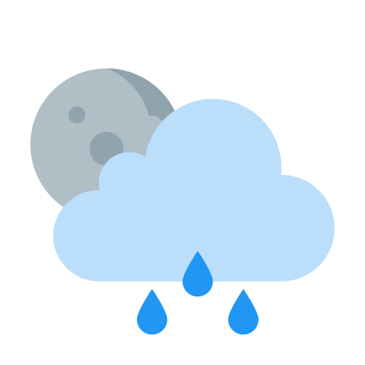regenen Basic Straight Flat icoon