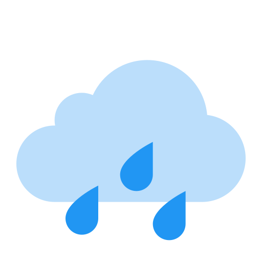 Downpour Basic Straight Flat icon