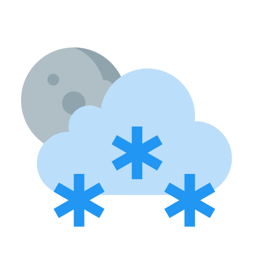 Snowing Basic Straight Flat icon