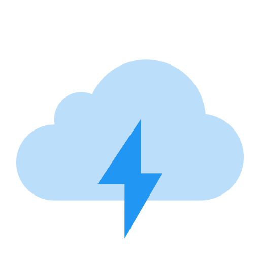 Thunder Basic Straight Flat icon