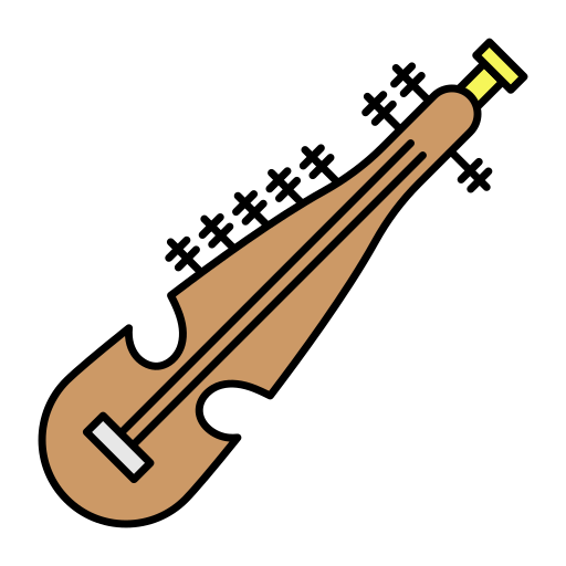instrument hinduski Generic Outline Color ikona