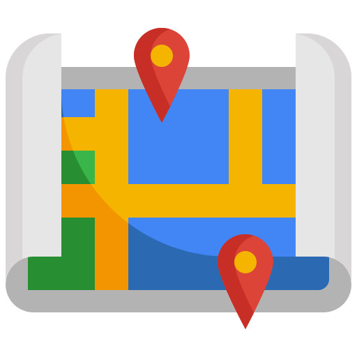 mapa Generic Flat Ícone