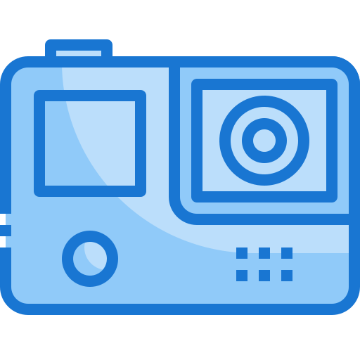 Action camera Generic Blue icon