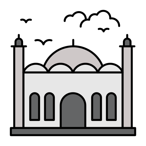 moschea badshahi Generic Outline Color icona