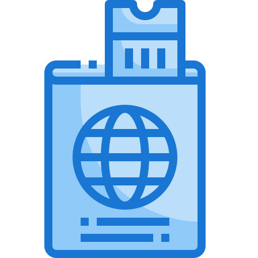 pasaporte Generic Blue icono