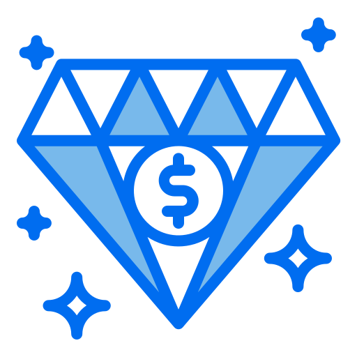 investimento Monochrome Blue icona