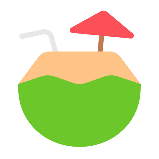 woda kokosowa Generic Flat ikona