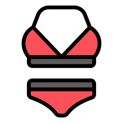 bikini Generic Outline Color Icône