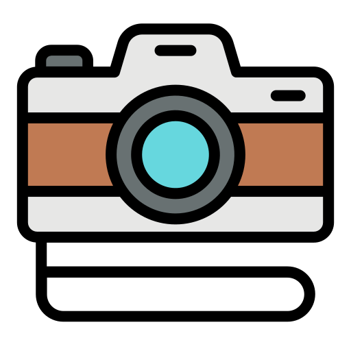 Camera Generic Outline Color icon
