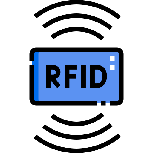 rfid Detailed Straight Lineal color icon