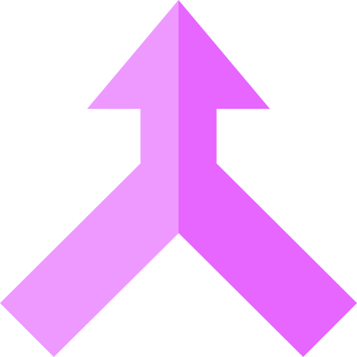 zusammenschluss Basic Straight Flat icon